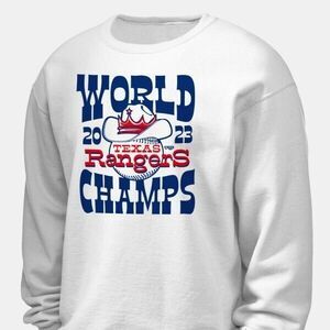 Texas Rangers 2023 World Champs Sweatshirt XL